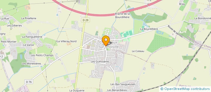 localisation de l'entreprise SCI LA PECAUDINIERE à CHANCEAUX-SUR-CHOISILLE