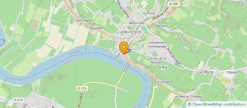 localisation de l'entreprise SCI LA PECH  LANGOIRAN