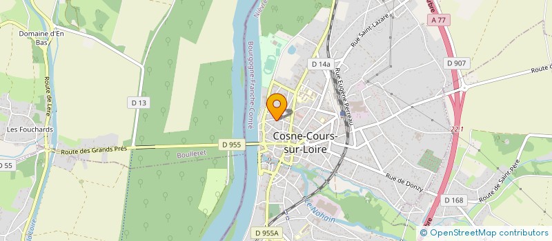localisation de l'entreprise SCI LA PECHERIE à COSNE-COURS-SUR-LOIRE