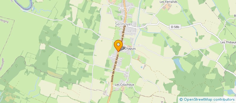 localisation de l'entreprise SCI LA PECOL  SERMOYER