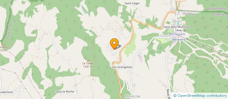 localisation de l'entreprise SCI LA PEIROURIERE  MONTCLAR