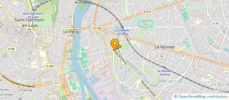 localisation de l'entreprise SCI LA PELOUSE  LE VESINET