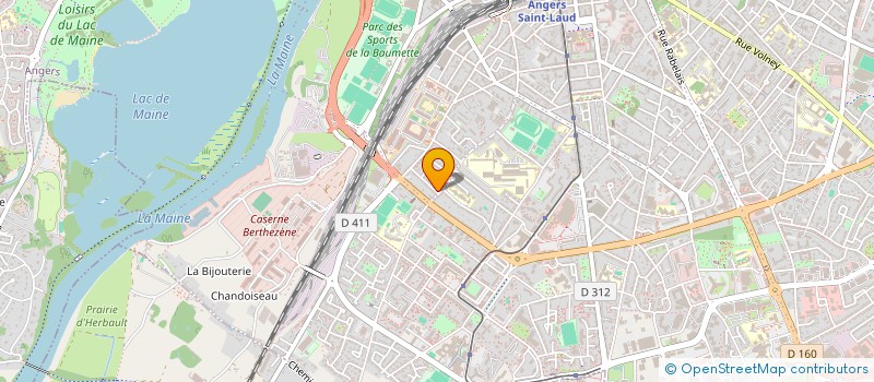 localisation de l'entreprise SCI LA PELOUSE à ANGERS