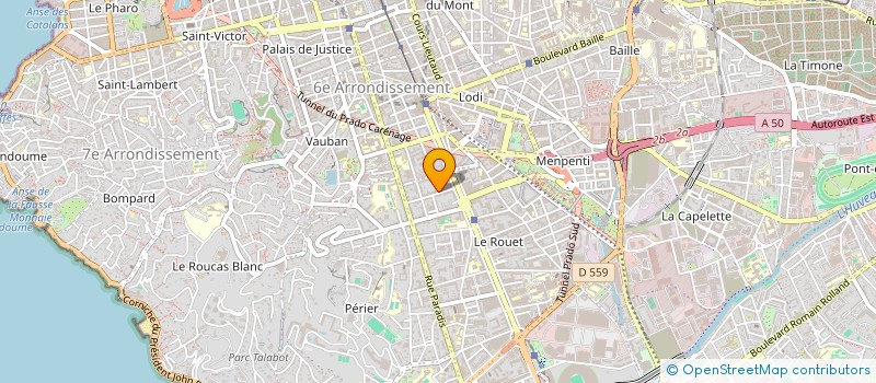 localisation de l'entreprise SCI LA PENDINE à MARSEILLE