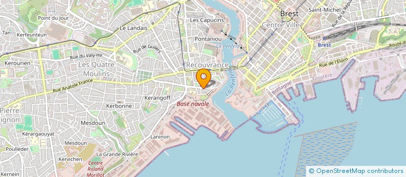 localisation de l'entreprise SCI LA PENFELD  BREST