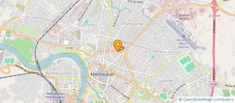 localisation de l'entreprise SCI LA PENNOLE  MONTAUBAN