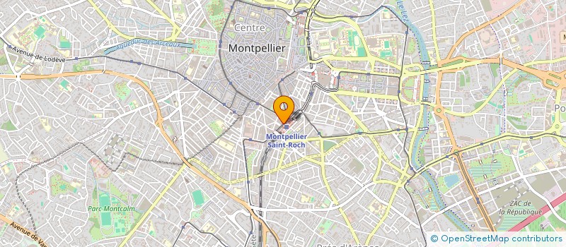 localisation de l'entreprise SCI LA PEPINIERE à MONTPELLIER