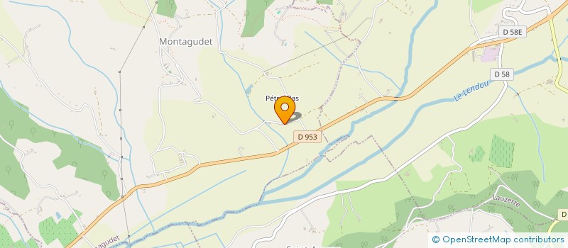 localisation de l'entreprise SCI LA PEPINIERE  LAUZERTE