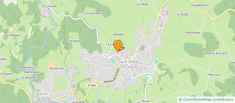 localisation de l'entreprise SCI LA PEPINIERE  SAINT-DIDIER-EN-VELAY