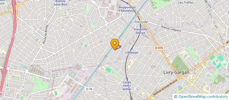 localisation de l'entreprise SCI LA PEPINIERE à AULNAY-SOUS-BOIS