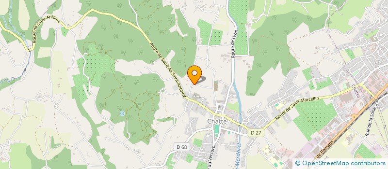 localisation de l'entreprise SCI LA PEPINIERE  CHATTE