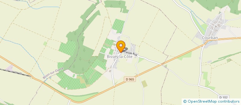 localisation de l'entreprise SCI LA PEPINIERE  BISSEY-LA-COTE