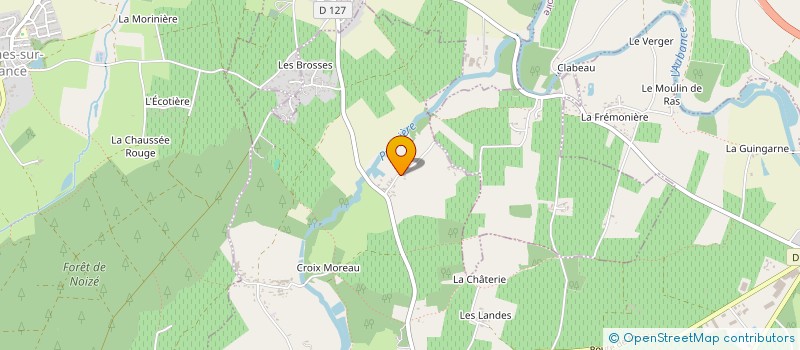 localisation de l'entreprise SCI LA PEPINIERE  LES GARENNES SUR LOIRE