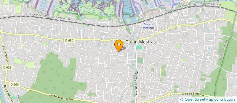 localisation de l'entreprise SCI LA PEPINIERE DE MON PERE  GUJAN-MESTRAS