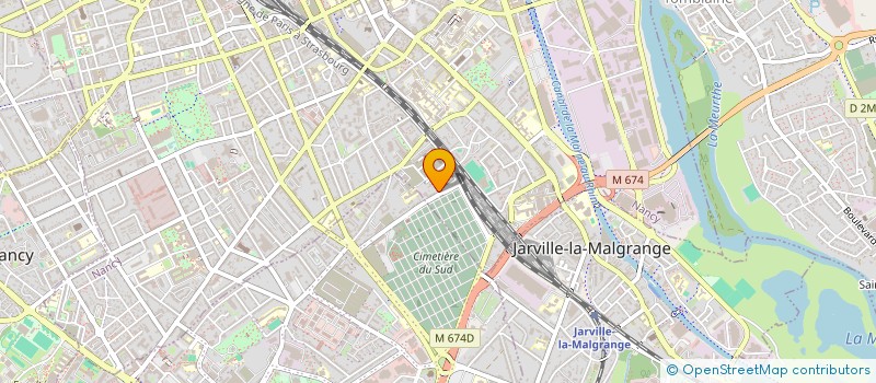 localisation de l'entreprise SCI LA PEPITE FLEURIE  NANCY