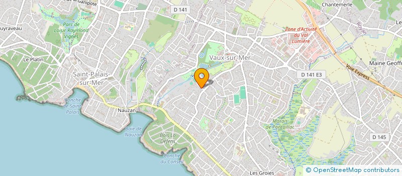 localisation de l'entreprise SCI LA PERCHE 2020  VAUX-SUR-MER