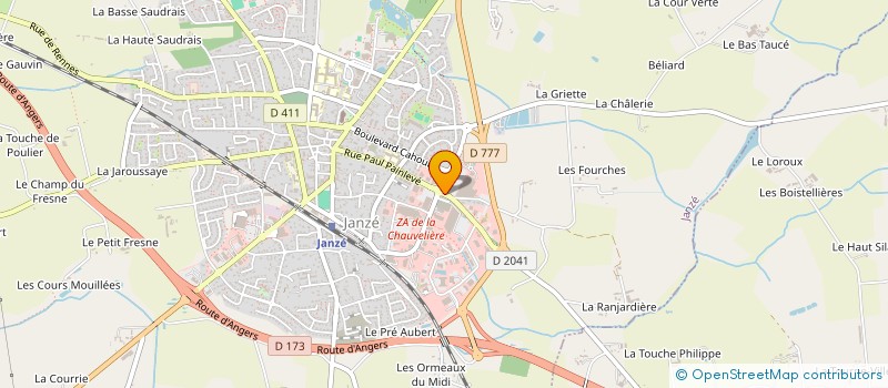 localisation de l'entreprise SCI LA PERCHE  JANZE