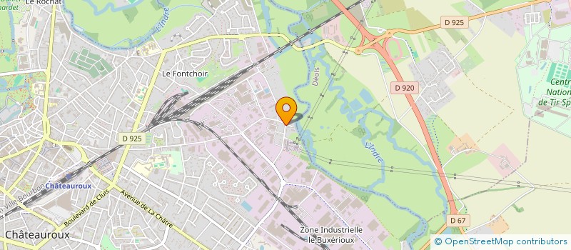 localisation de l'entreprise SCI LA PERDRIX  CHATEAUROUX
