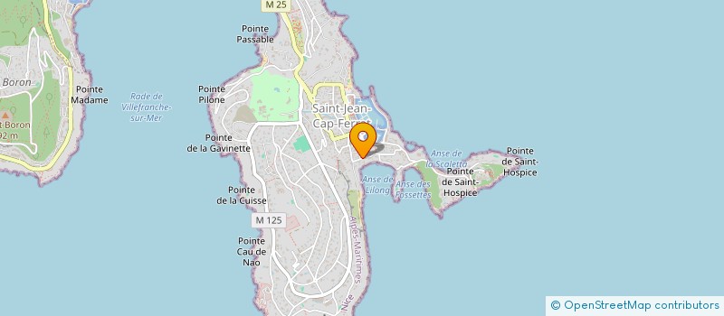 localisation de l'entreprise SCI LA PERGOLA à SAINT-JEAN-CAP-FERRAT