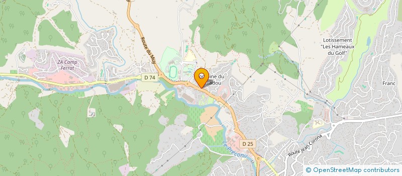localisation de l'entreprise SCI LA PERLA à SAINTE-MAXIME