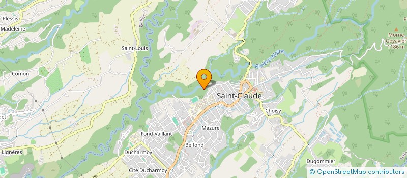 localisation de l'entreprise SCI LA PERLE à SAINT-CLAUDE