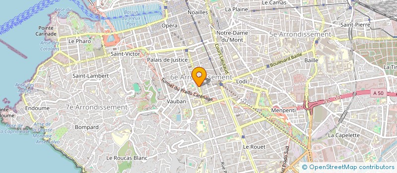 localisation de l'entreprise SCI LA PERLE à MARSEILLE