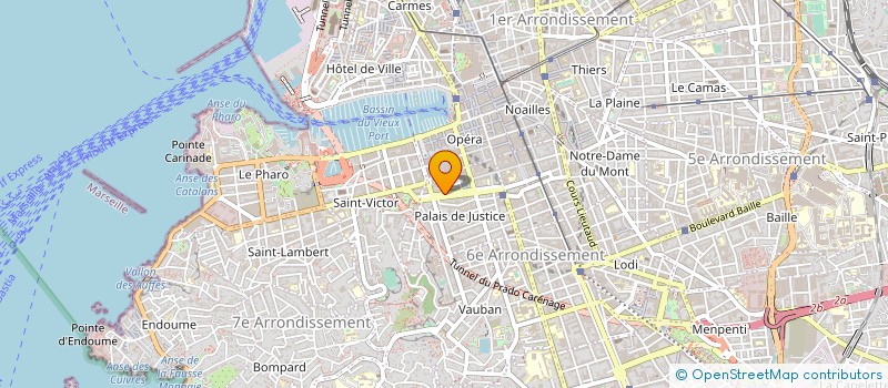 localisation de l'entreprise SCI LA PERLE BLANCHE à MARSEILLE