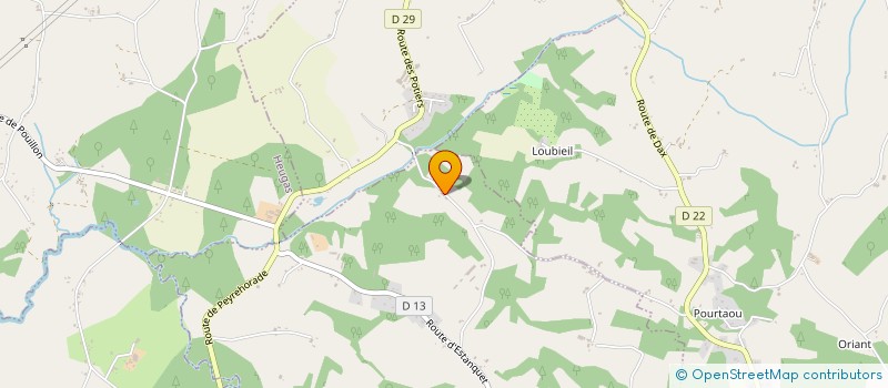 localisation de l'entreprise SCI LA PERLE BLEUE  GAAS