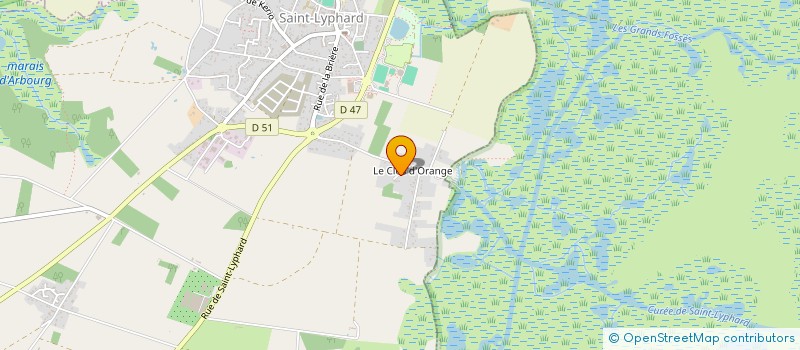 localisation de l'entreprise SCI LA PERLE DES MARAIS  SAINT-LYPHARD