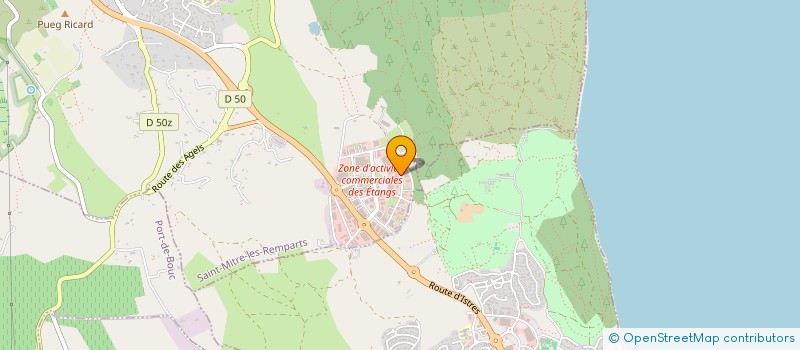 localisation de l'entreprise SCI LA PERLE DU SUD  SAINT-MITRE-LES-REMPARTS