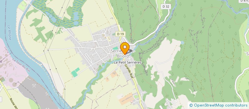 localisation de l'entreprise SCI LA PERNAS  SERRIERES-DE-BRIORD