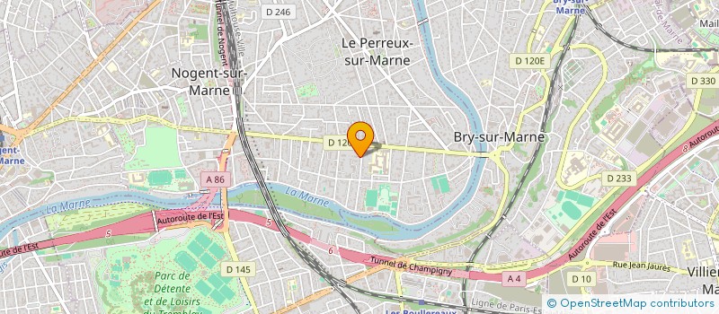 localisation de l'entreprise SCI LA PERREXIENNE à LE PERREUX-SUR-MARNE