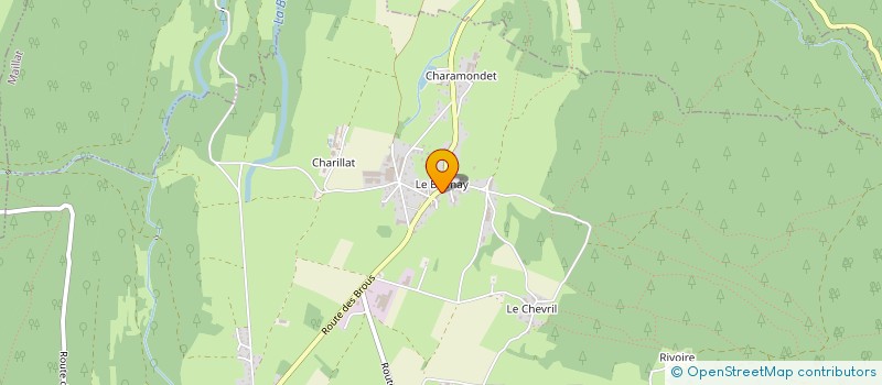 localisation de l'entreprise SCI LA PERRIERE  VIEU-D'IZENAVE