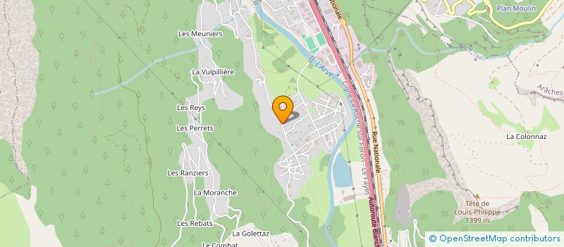 localisation de l'entreprise SCI LA PERRIERE  MAGLAND