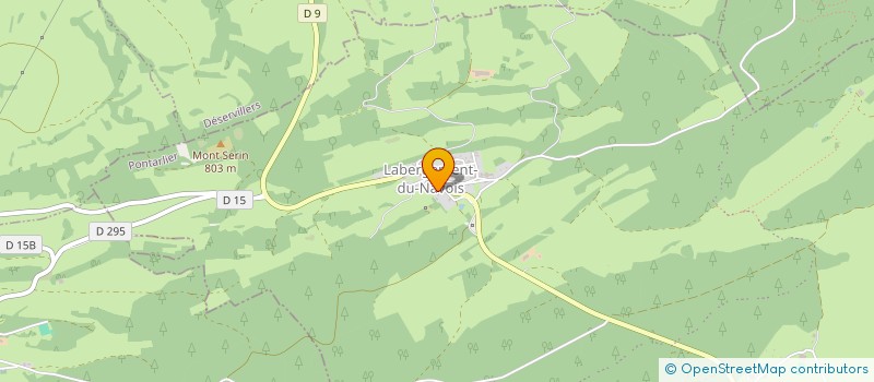 localisation de l'entreprise SCI LA PERRIERE  VILLENEUVE D'AMONT