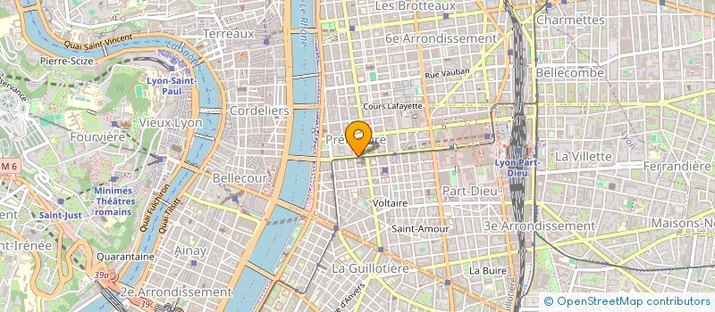 localisation de l'entreprise SCI LA PERRIERE BLANCHE  LYON