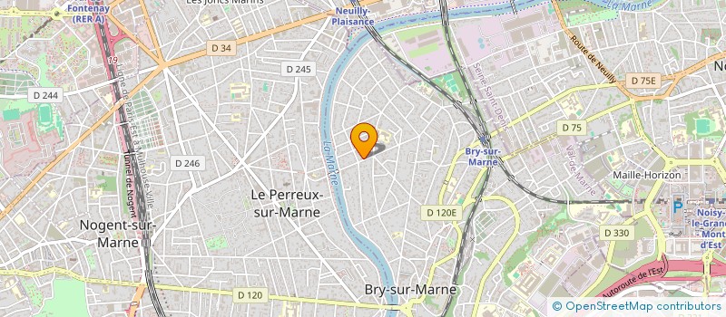 localisation de l'entreprise SCI LA PERSIENNERAIE à BRY-SUR-MARNE
