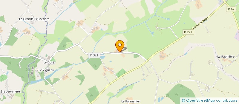 localisation de l'entreprise SCI LA PETINIERE à MONTREVAULT-SUR-EVRE
