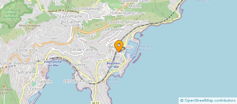 localisation de l'entreprise SCI LA PETITE à BEAULIEU-SUR-MER