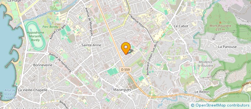 localisation de l'entreprise SCI LA PETITE BASTIDE à MARSEILLE