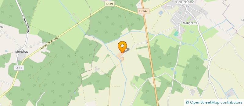 localisation de l'entreprise SCI LA PETITE BOUE  BOURNAND