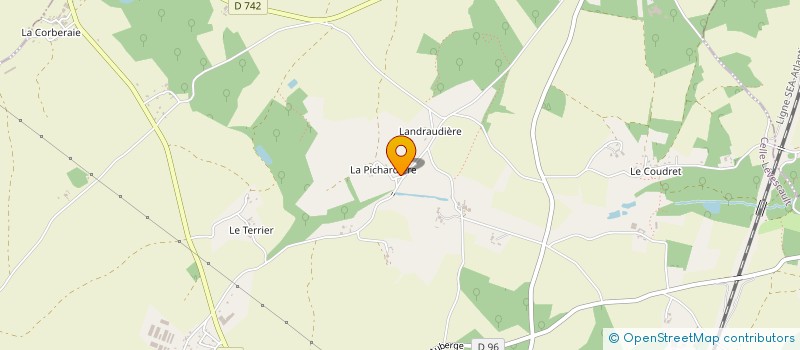 localisation de l'entreprise SCI LA PETITE CABANE  CELLE-LEVESCAULT