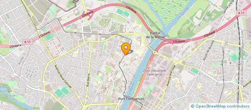 localisation de l'entreprise SCI LA PETITE CHARNASSERIE à ANGERS