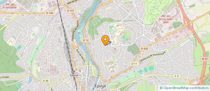 localisation de l'entreprise SCI LA PETITE CHAUME à EPINAL