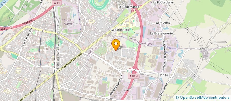 localisation de l'entreprise SCI LA PETITE CLAVERIE  SAINT-BARTHELEMY-D'ANJOU