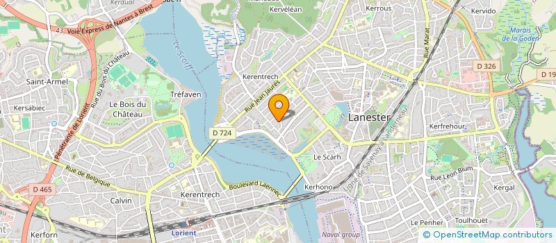 localisation de l'entreprise SCI LA PETITE CLE  LANESTER