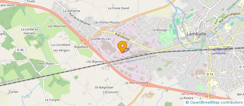 localisation de l'entreprise SCI LA PETITE CLIE  LAMBALLE-ARMOR