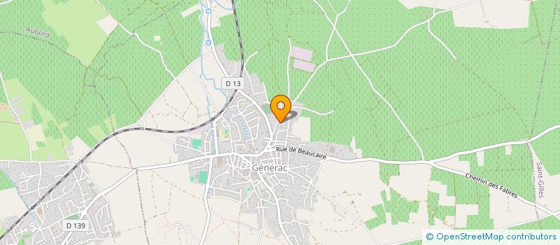 localisation de l'entreprise SCI LA PETITE COLLINE  GENERAC