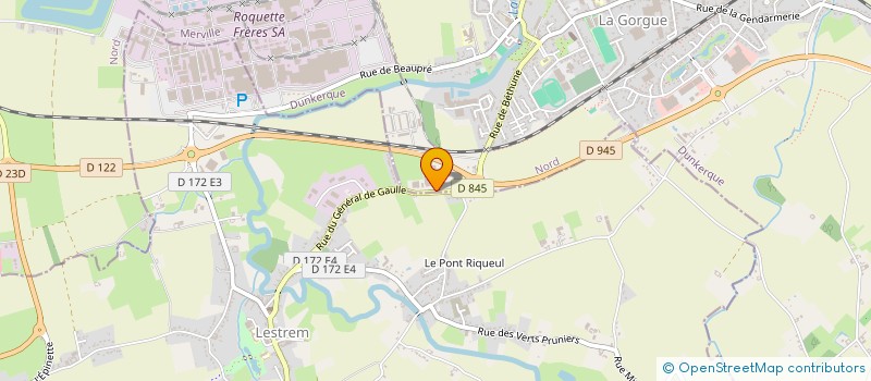 localisation de l'entreprise SCI LA PETITE ENVIE à LA GORGUE