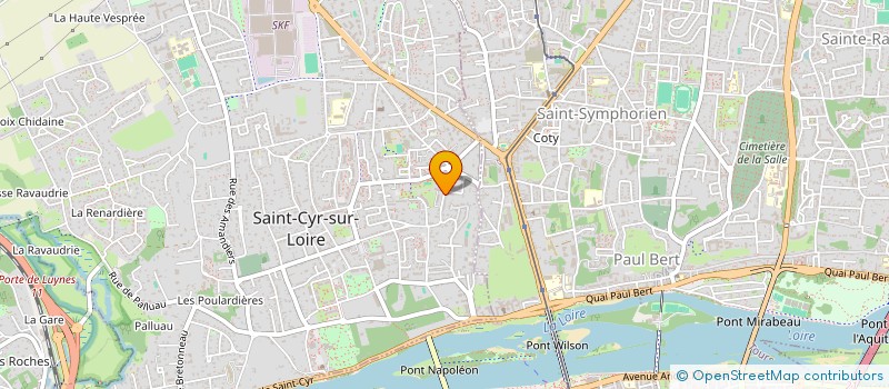 localisation de l'entreprise SCI LA PETITE FONTAINE  SAINT CYR SUR LOIRE